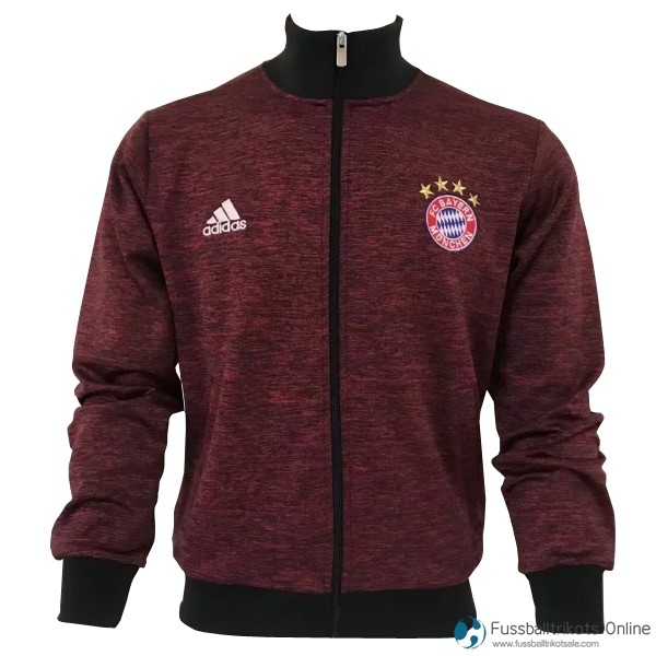 Bayern München Sweatjacken 2017-18 Rote Marine Fussballtrikots Günstig